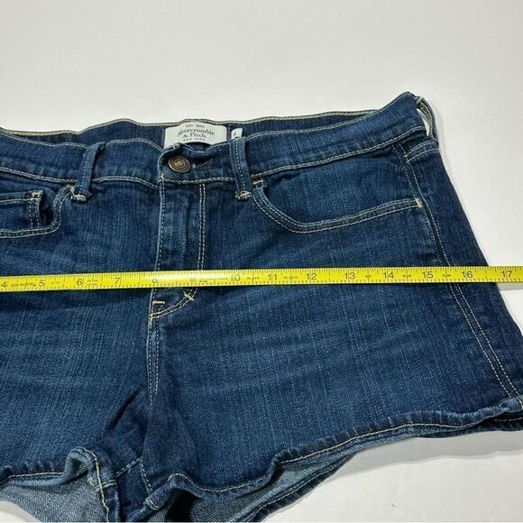 Abercrombie & Fitch Stretch Jean Shorts Size 4 - Picture 9 of 11
